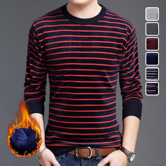 🔥60%OFF Christmas Sale🔥Men's Warm Striped Cozy Fashion Sweater